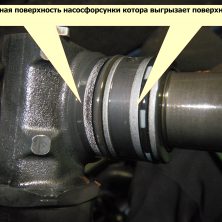 Износ посадочного места насос форсунки