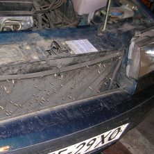 Защитная сеточка радиатора на Skoda