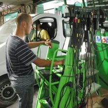Диагностика Двигателя на мотортестере Bosch FSA-740