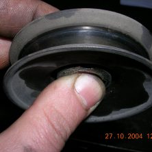 Изношенный шкив генератора