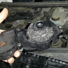 Сеточка для мойки посуды вместо войлочного маслоотделителя