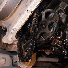 Слизанные зубья на шестерни масляного насоса