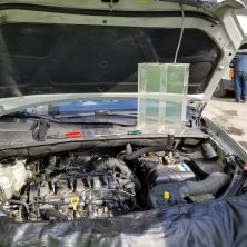 Проверка производительности через радиатор печки