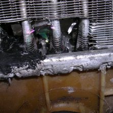 ЗаКлееный неправильно радиатор