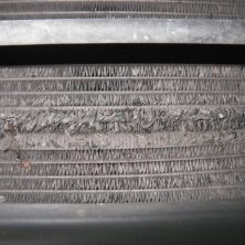 Раздувшиеся соты радиатора