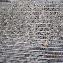 Забитый насекомами радиатор2