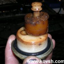 Грязь на датчике воды
