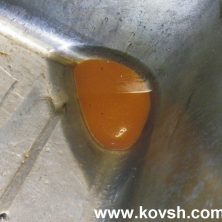 Слив отстоя с фильтра