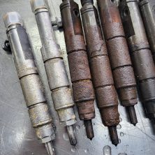До и после чистки от ржавчины