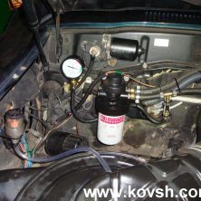 Индикатор загрязнения топливных фильтров на Toyota Land Cruiser