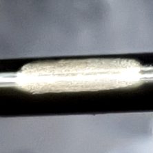 Боковой износ иглы изза перекоса и боковой нагрузки