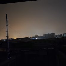 Ночные прилёты и пожары в городе