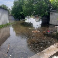 После разрушения каховской ГЭС 2023-06-08 уровень воды максимальный