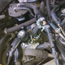 Установленная проставка на Volkswagen Passat B8 2017 г двигатель CRLB  20 отзыв в разделе обсуждение товара